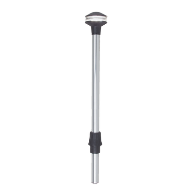 Luz de Navegación, 2 Millas USCG Certificada, 12 Volt, 9 Watts, Polo Stow-A-Way Plug-In, Lente Fluted Clear, Contactos Bañados en Oro, Collar de Bloqueo | 1440-DP6C-HR