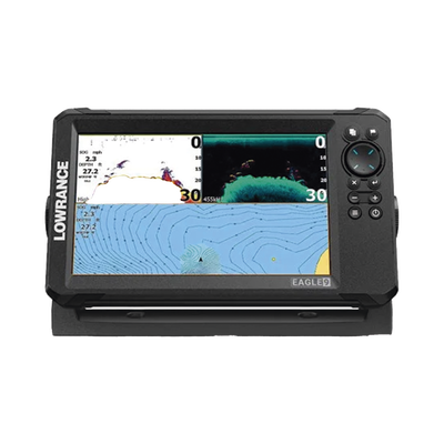 Eagle-9 ecosonda en pantalla horizontal IPS de 9 pulgadas, incluye transductor skimmer 50/200 kHz | 000-16124-001