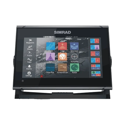 Display Multifuncional Simrad GO Series 9’’ / Pantalla Táctil Multi-touch / GPS Integrado / Ecosonda / Wi-Fi / Interfaz NMEA 2000 y Radar / Transductor 83/200 / Compatible con C-MAP Discover | 000-16293-001
