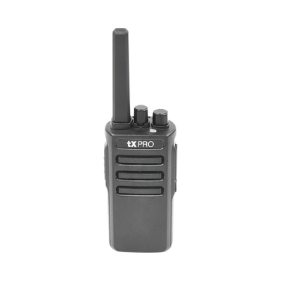 Radio Portátil Analógico UHF 400-470 MHz / 5W / 16 Canales / Scrambler / Batería 2500 mAh / VOX | TX600