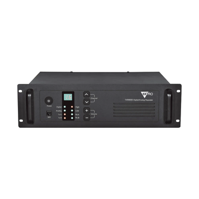 Repetidor UHF 400-450 MHz, 40W, protocolo DMR para doble llamada | TXR8500U