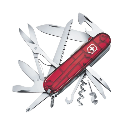 Navaja Victorinox de Bolsillo Mediana Huntsman Lite de 21 Funciones con Luz LED | 17915T