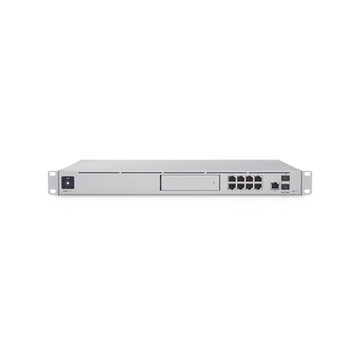 UniFi OS Console: Dream Machine Special Edition, 8 puertos LAN RJ45 con POE, 1 LAN SFP+, 1 WAN 2.5G RJ45  y 1 WAN SFP+, 128 GB de memoria interna. Todas las aplicaciones UniFi integradas | UDM-SE