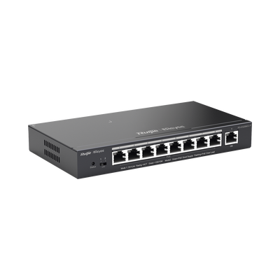 Switch Administrable 8 Puertos PoE+ 802.3af/at Gigabit, gestión gratuita desde la nube, 120w | RG-ES209GC-P