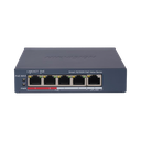 Switch PoE+ / Monitoreable / 4 Puertos 10/100 Mbps PoE+ / 1 Puerto 10/100 Mbps Uplink / Configuración Nube Hik-PartnerPro / Modo Extendido hasta 300 Metros /  45 W | DS-3E1105P-EI/M