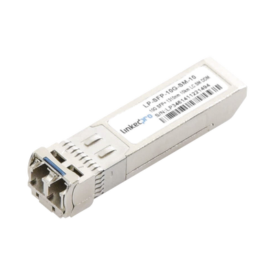Transceptor Óptico SFP+ (Mini-Gbic) / Monomodo 1310 nm / 10 Gbps / 10GBASE-LR / Conectores LC/UPC Dúplex / DDM / Hasta 10 km | LP-SFP-10G-SM-10