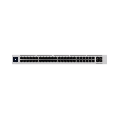 UniFi Switch USW-Pro-48-POE Gen2, Capa 3 de 48 puertos PoE 802.3at/bt + 4 puertos 1/10G SFP+, 600W, pantalla informativa | USW-PRO-48-POE