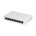 Switch UniFi Lite Administrable PoE de 8 Puertos 10/100/1000 Mbps (4 puertos 802.3af/at), 52 W | USW-LITE-8-POE