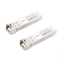 Transceptores Ópticos Bidireccionales SFP+ (Mini-Gbic) / Monomodo 1270 & 1330 nm / 10 Gbps / 1000BASE-BX / Conector LC/UPC Simplex / DDM / Hasta 20 km / 2 Piezas | LP-SFP-BD-10G-20