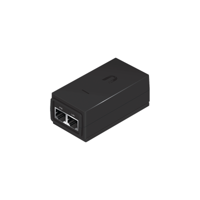 Adaptador PoE Ubiquiti de 24 VDC, 0.5 A, compatible con airGateway | POE-24-12W