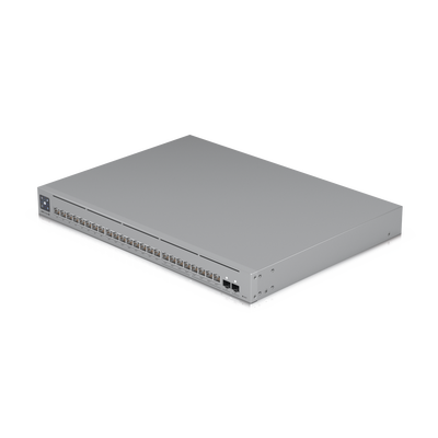UniFi Switch Pro Max 24 POE, 24 puertos (8 puertos POE++ 2.5 GbE y 16 puertos GbE POE+), 2 puertos SFP+ 10G, 400W, pantalla táctil | USW-PRO-MAX-24-POE