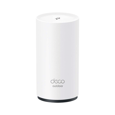 Router Inalámbrico MESH Exterior para Hogar / Doble Banda Wi-Fi 6 AX3000 Mbps / 2 Puerto Gigabit WAN/LAN / Puertos PoE 802.3 af/at Entrada / 2 Antenas Internas / Protección IP65 / Administración Mediante la App Deco (iOS, Android) | DECOX50-OUTDOOR