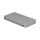 UniFi Switch Pro Max 16 PoE con funciones Capa 3, 16 puertos EtherLight RGB / (4) puertos 2.5 GbE POE++ y (12) puertos GbE POE+ /(2) puertos SFP+ 10G /con pantalla táctil informativa, hasta 180W de presupuesto POE | USW-PRO-MAX-16-POE