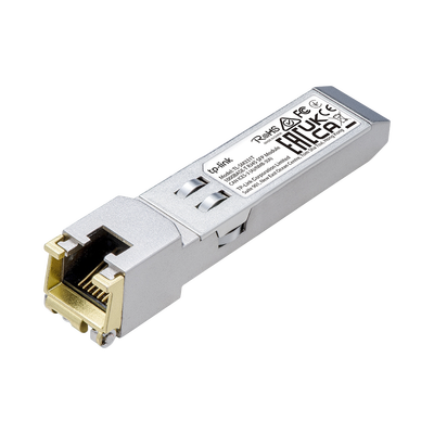 Transceptor mini-GBIC SFP RJ45 / Admite 1000BASE-T / Hasta 100 metros / Conector RJ45 (1G) | TL-SM331-T