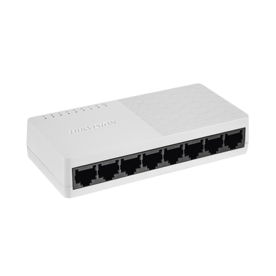 Switch Gigabit No Administrable de Escritorio de 8 Puertos 10 / 100 / 1000 Mbps / Diseño Compacto y Estetico | DS-3E0508D-O