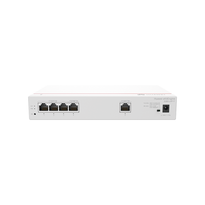 Router Multi-Servicio / 1 puerto 10/100/1000 Mbps(WAN) / 4 puertos 10/100/1000 Mbps(LAN) PoE+ (802.3af/at) / 50W / Rendimiento 1 Gbps / Controla hasta 32 APs / Hasta 150 Clientes / Administración Nube Gratis | S380-L4P1T