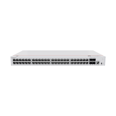 Switch de Distribución/Core Gigabit Administrable PoE Capa 3 / 48 puertos 10/100/1000 Mbps (PoE) / 4 Puertos 1GE SFP Uplink / ERPS / Rutas Estáticas / iStack / PoE Perpetuo / 380W / Administración Nube Gratis | S310-48P4S