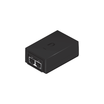 Adaptador PoE Ubiquiti de 48 VDC, 0.5 A, Fast Ethernet (10/100 Mbps) | POE-48-24W