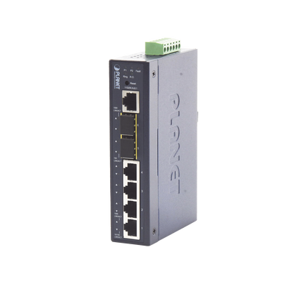 Switch Industrial Administrable Capa 2 con 4 Puertos 10/100/1000T y 2 Puertos SFP 1G/2.5G | IGS-5225-4T2S
