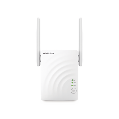 Extensor WiFi / Hasta 1200 Mbps / Doble Banda AC (2.4 GHz y 5 GHz) / 1 Puertos 10/100 Mbps /  2 Antenas Omnidireccional de 3 dBi / Interior | DS-3WRE12C