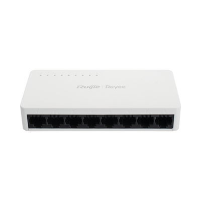 Switch no administrable, Visible en la Topología de la Nube, con 8 puertos 10/100 Mbps | RG-ES08F