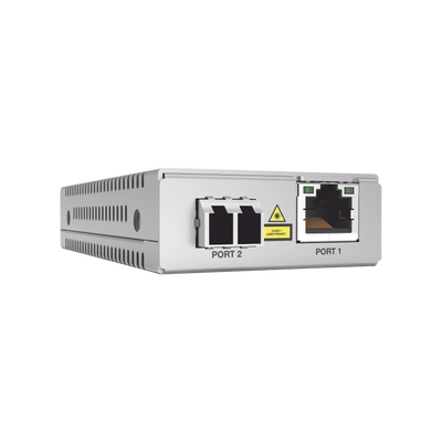 Convertidor de medios Fast Ethernet a 100FX conector LC, Multimodo | AT-MMC200/LC-960