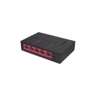 Switch NO Administrable / Para escritorio / Carcasa de Plástico / 5 puertos 10/100/1000 Mbps / Diseño Compacto / Plug and Play | MS105G
