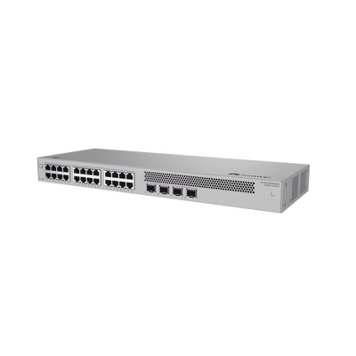Switch de Acceso Gigabit Administrable Capa 2 / 24 puertos 10/100/1000 Mbps / 2 Puertos 2.5GE SFP + 2 Puertos 10GE SFP+ Uplink  / ERPS / IMGP Snooping / DHCP Snooping / Administración Nube Gratis | S220S-24T4JX