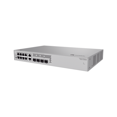 Switch de Acceso eKit Administrable / Capa 2 / 6 Puertos PoE+ Gigabit + 2 Puertos PoE+ Multi-Gigabit (2.5 Gbps) + 2 Puertos Gigabit + 2 Puertos SFP + 2 Puertos SFP+ / PoE Perpetuo / Presupuesto PoE 128 W / Sin licenciamiento | S220S-10PN4JX