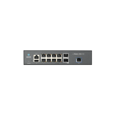 Switch inteligente cnMatrix EX2010 capa 3 de 13 puertos (8 Ethernet Gigabit, 2 SFP, 1 consola, 1 MNGMT, 1 USB) administración desde la Nube | MX-EX2010XXA-U