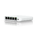 USW Flex Mini 2.5G Switch de 5 puertos 2.5G, Compacto, para Escritorio, se puede Energizar por PoE o con un Adaptador tipo USB-C | USW-FLEX-2.5G-5