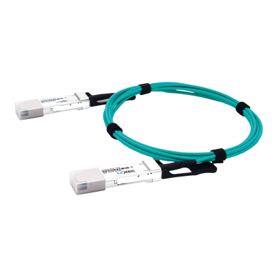 Cable AOC QSFP56 de 200 Gbps a 200 Gbps / Cable de fibra óptica Activo / Longitud: 1 metro | LP-AOC-200G-1M