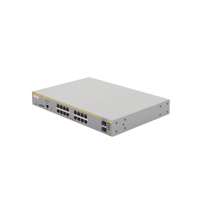 Switch Administrable Capa 3, 16 puertos 10/100/1000 Mbps + 2 puertos SFP Gigabit | AT-X230-18GT-10