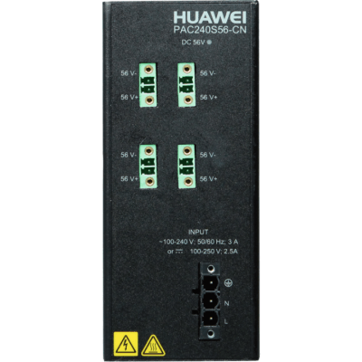Fuente de alimentación para Riel DIN / Entrada 100-240 VCA / Salida 56 VCD / 240 W / Para Switch S210I-8P4SX | PAC240S56-CN