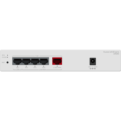Router eKit para 150 clientes / Controladora para 16 APs / 5 Puertos PoE+ (1 WAN 2.5 Gbps + 1 LAN Gigabit + 3 LAN/WAN gigabit) / Presupuesto PoE 41W / Gestión en la nube / Libre de licenciamiento | AR280