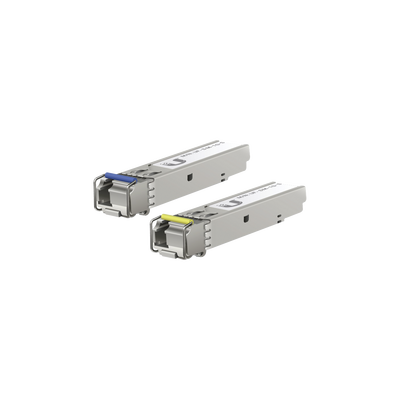 UFiber Módulo SFP, transceptor MiniGibic MonoModo 1.25 Gbps, distancia 3km, un conector LC, incluye 2 tranceptores | UF-SM-1G-S