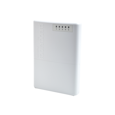 (PowerBox) RouterBoard, 5 Puertos Fast Ethernet con PoE Pasivo, para exterior | RB750P-PBR2