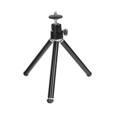 Tripie Para Cámaras Web / 15 a 30 cms / Tornillo 1/4 / Montaje Universal / Multiples Usos / Compatible con Multiples Marcas | DS-U1530-B