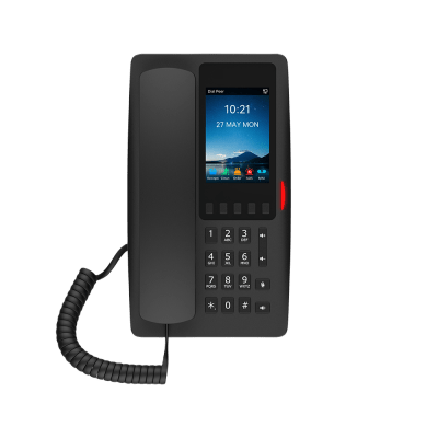 TELEFONO IP WI-FI HOTELERO C/POE C/PUERTO USB P/CARGA Y PANTALLA LCD D/3.5IN | H6WB