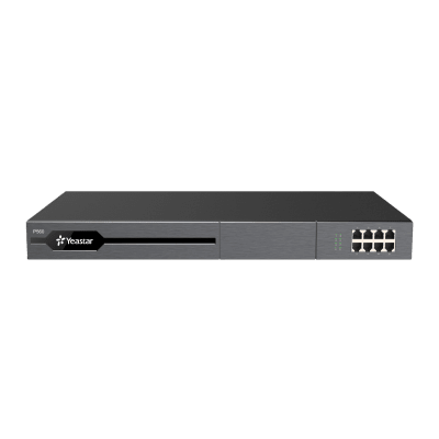 Conmutador Enterprise modular yeastar 100 extensiones,30 llamadas simultaneas,  Call Center Integrado, Transcripción con Inteligencia Artificial, Reportes AvanzadosHasta 8 puertos fxo/fxs con modulo de expansion | P560
