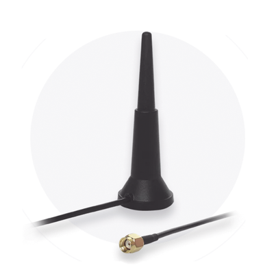 Antena WiFi Doble Banda SMA, 3 dBi, Magnetica, cable 1.5M | PR1KRD30