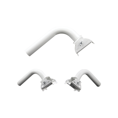 Montaje universal flexible para instalación en poste o pared, compatible con equipos Ubiquiti, Mimosa, Cambium y Altai | U-MOUNT