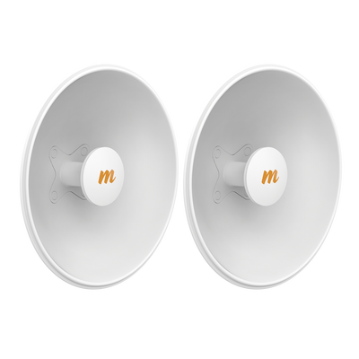 Antenas Modulares Dual Slant, 4.9 - 6.4 GHz, Dimensiones (42.9 cm), Apertura 8 ° Ganancia de 25 dBi, Diseñada para radio C5x | N5-X25-2PACK