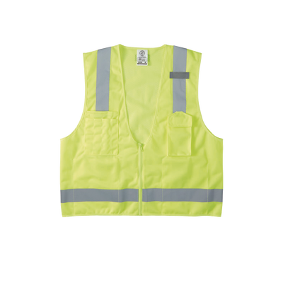 Chaleco de seguridad reflectante de alta visibilidad, mediano/grande. Con múltiples bolsillos de diferente capacidad | 60269