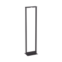 Rack de Dos Postes Estándar de 19 in, Rieles Numerados y Roscados #12-24, Fabricado en Aluminio, 45 Unidades de Rack, Color Negro | R2P