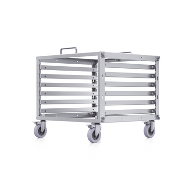 Rack Abierto 6U Compacto y Apilable sin Herramientas para Equipos UniFi, Ensamblaje Toolless, Ruedas con Seguro y Expansión a 12U con Kit de Apilado | U-RACK-6U-TL
