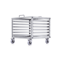 Rack Abierto 6U Compacto y Apilable sin Herramientas para Equipos UniFi, Ensamblaje Toolless, Ruedas con Seguro y Expansión a 12U con Kit de Apilado | U-RACK-6U-TL