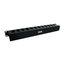 Organizador de cables horizontal de 19", 1UR | TH-ORG-1UR