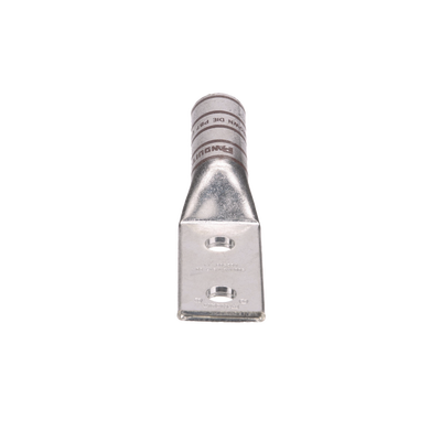 Zapata de compresión LCC500-12-6 para cal. 500 Kcmil, Doble barreno para tornillo prisionero de 1/2, Espaciado de orificios 44.5mm, 1 Pz | LCC500-12-6