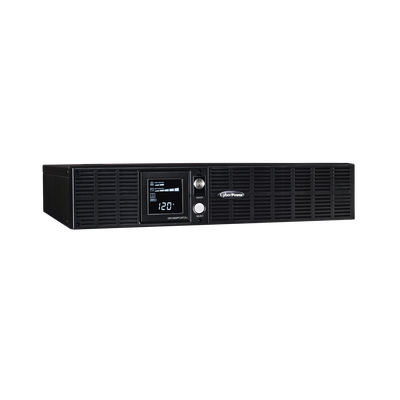 UPS de 1500 VA/1050 W, Topología Línea Interactiva, Entrada 120 Vca NEMA 5-15P, Onda Senoidal Pura, Torre o Rack 2 UR, Con 8 Tomas NEMA 5-15R | OR1500PFCRT2U